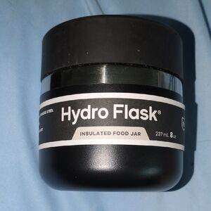 Hydro Flask Black Insulated Food Jar 8 oz